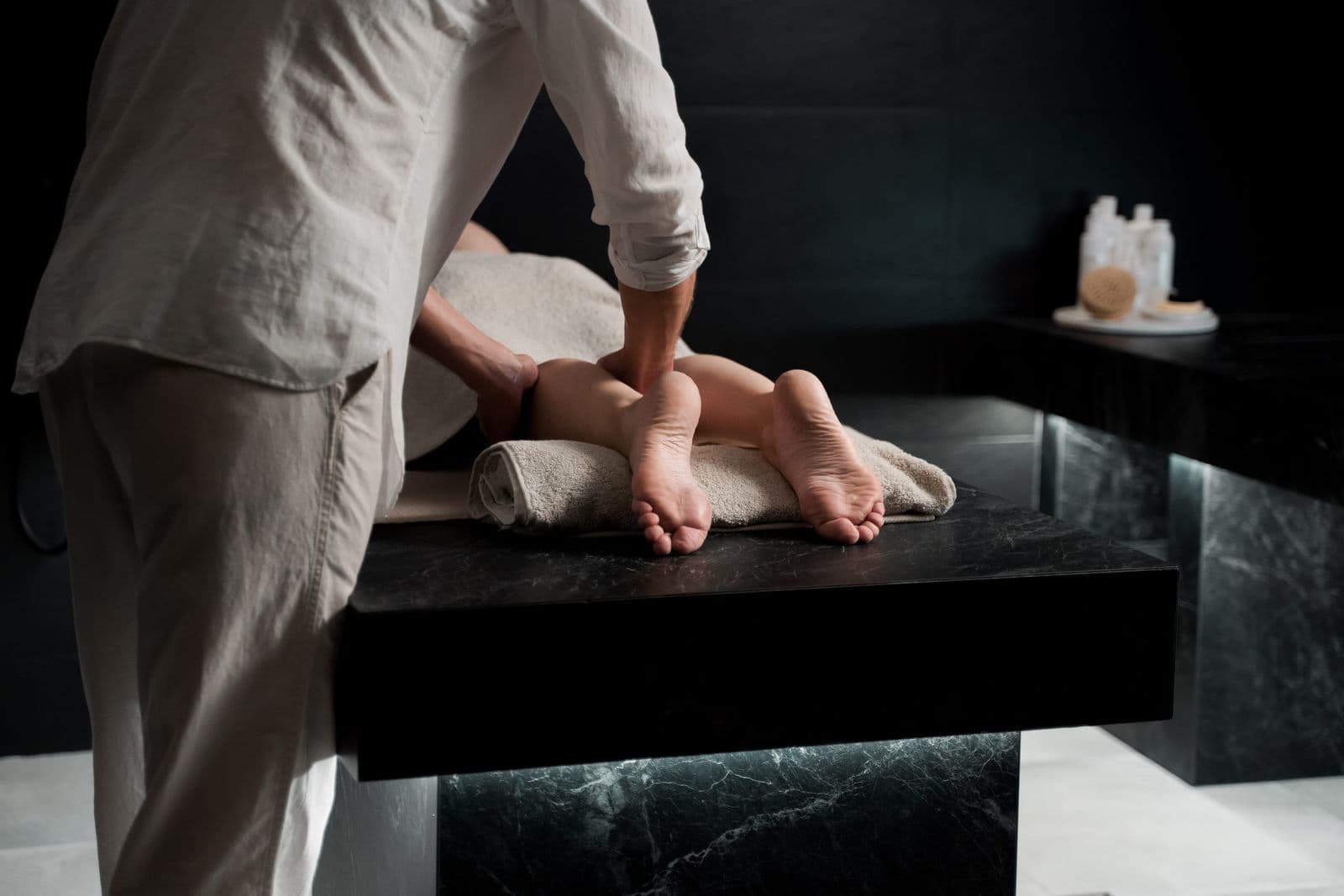 Büromassage am Arbeitsplatz